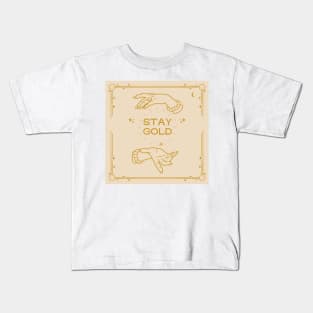 BTS stay gold Kids T-Shirt